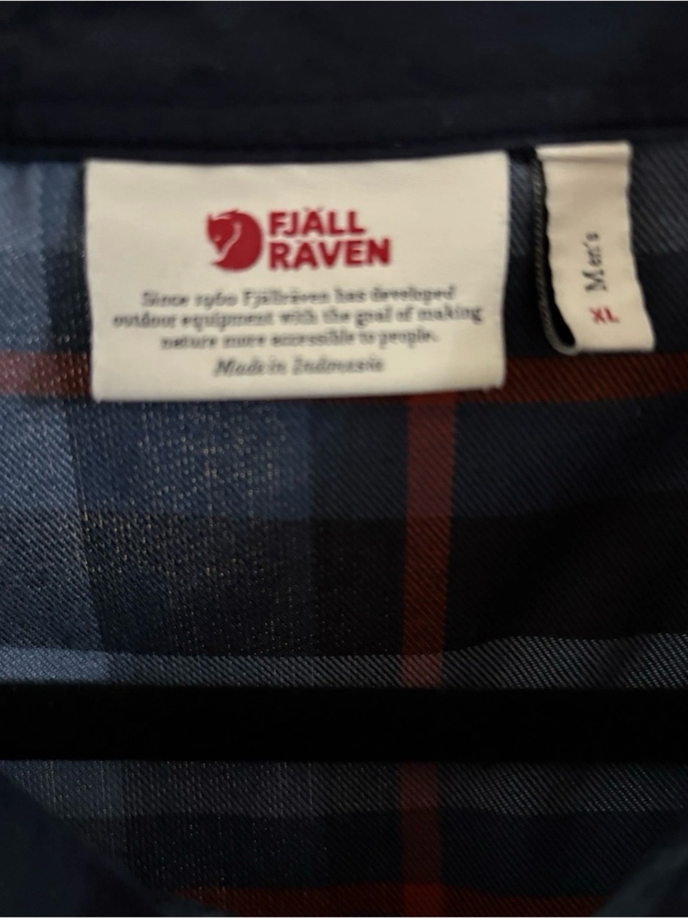 Fjallraven Fjallglim Shirt
Mens XL Plaid Button down
Roll Sleeve Outdoor
Hiking - Picture 6 of 11